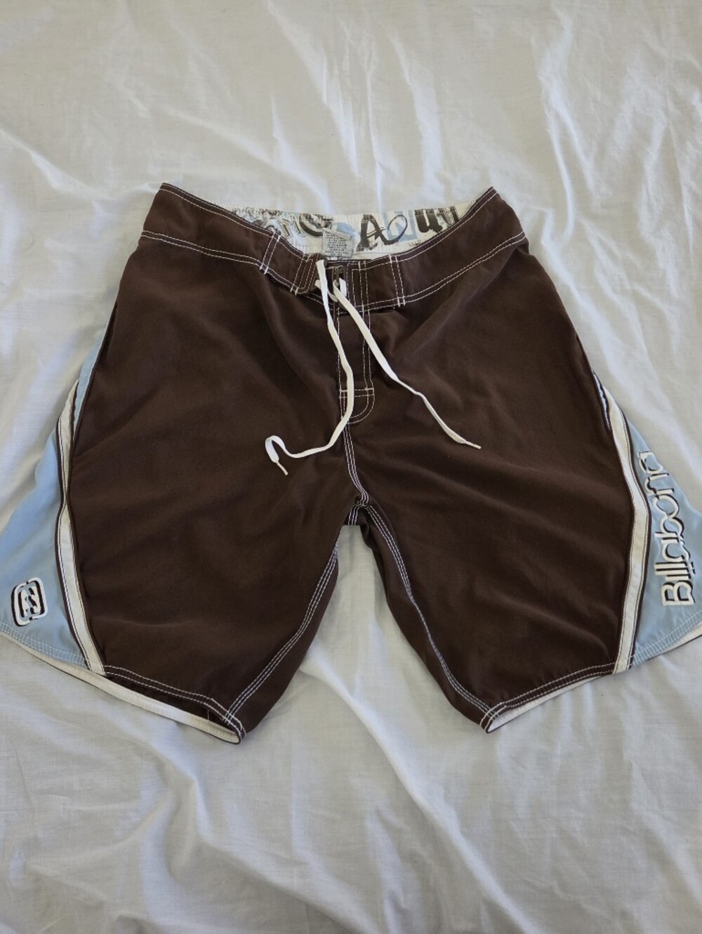 Grailed Vintage Y2K Billabong Andy Irons Signature Board Shorts Brown Blue